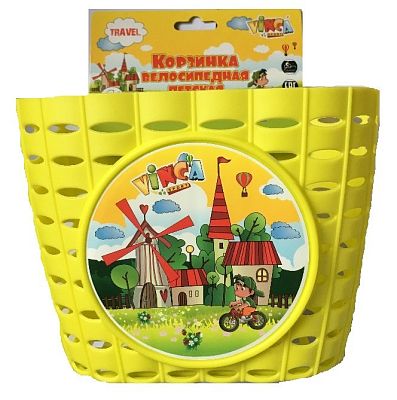 Велокорзина передняя Vinca sport Город детская желтый P 06 Travel