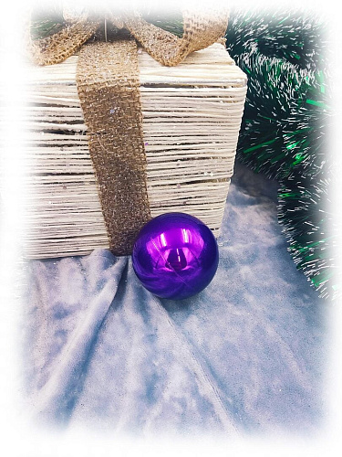 													Набор шаров 5,5 см 24 шт фиолетовый AL-13-11 фото 3