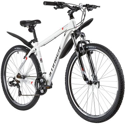 Велосипед горный Stinger ELEMENT STD 27.5" 20" 21 ск. белый 27AHV.ELEMSTD.20WH0 2020