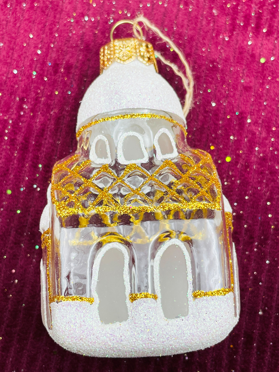 Елочная игрушка Собор см, стекло // собор фото 3 Елочная игрушка Собор см, стекло // собор фото 3