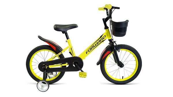 Велосипед детский FORWARD Nitro 18 18" 10,5" желтый  2019