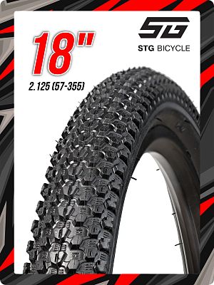 Велопокрышка Bike Parts 18"x2.125 (57-355) HYD-001/ZT-0023  черный Х126601