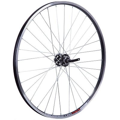 Колесо переднее 24" Felgebieter,  O.L.D. , 32H, дисковый, под ротор 6 болтов / ободной V-brake, X823