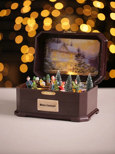 													Новогодняя композиция  20х14х12 см MG0627-06 фото 2