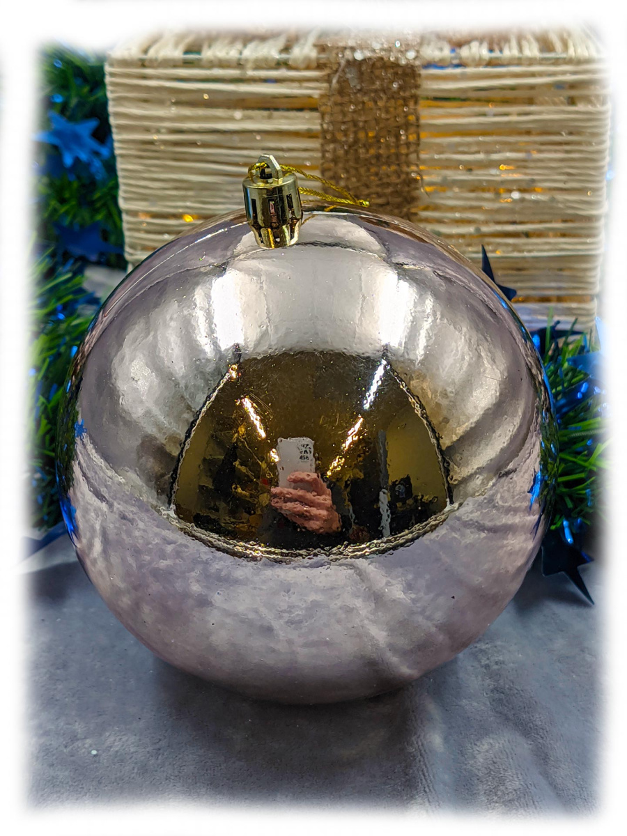 Шар 12 см 1 шт розовое золото 120SP01-01RG Шар 12 см 1 шт розовое золото 120SP01-01RG