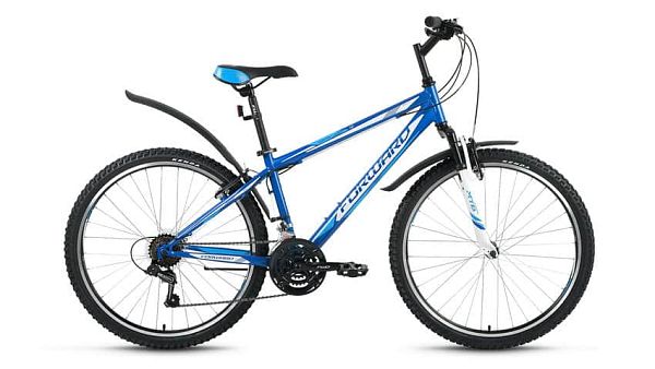 Велосипед горный FORWARD Sporting 1.0 26" 19" 18 ск. синий глянцевый FORWARD Sporting 1.0 19" синий 
