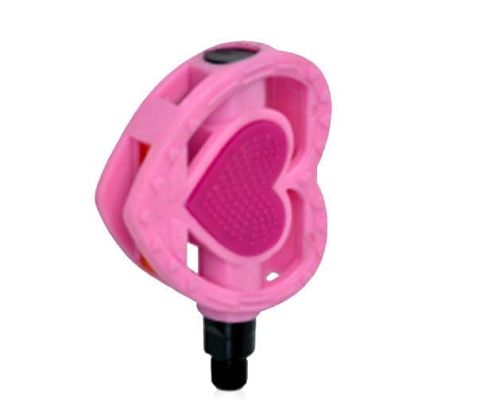 Педали для детских велосипедов Vinca sport , 85x79x25 мм, пластик, 1/2", шариковые/насыпные, розовый