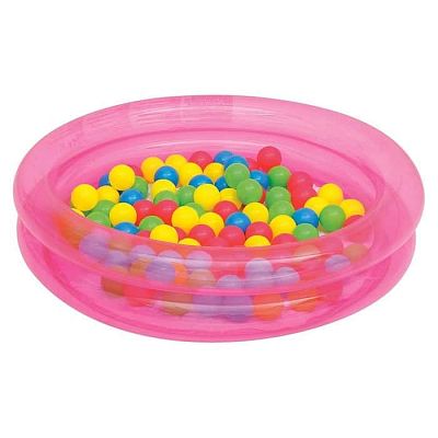 Бассейн детский с шариками надувной Bestway 91х20 см, арт. 51085