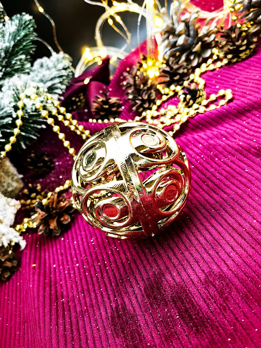 Шар 8 см 1 шт золотой 9920445 фото 2 Шар 8 см 1 шт золотой 9920445 фото 2