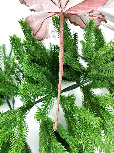 													Цветок розовый d 23 см Flo-12-3Pink фото 2