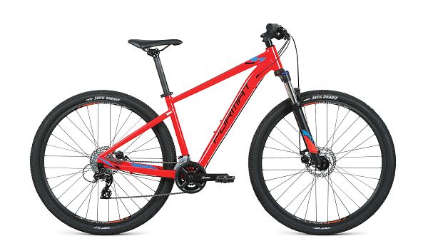 Велосипед горный FORMAT 1414 29" M 16 (2x8) ск. красно-матовый RBKM1M39D004 2021