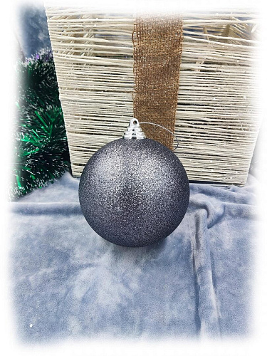 Шар 12 см 1 шт серый 120GP01-01GRAY Шар 12 см 1 шт серый 120GP01-01GRAY