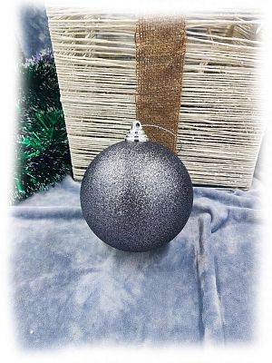 Шар 12 см 1 шт серый 120GP01-01GRAY