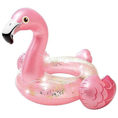 Надувной круг INTEX Блестящий фламинго 99х89х71 см. от 9 лет  56251