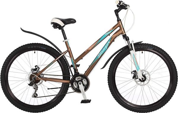 Велосипед горный Stinger Element lady D 26" 17" 18 ск. коричневый 26AHD.ELEMLD.17BN7 