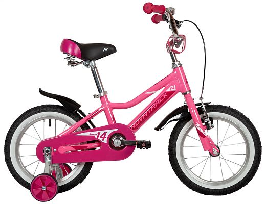 Велосипед детский Novatrack NOVARA 14" 9" 1 ск. розовый 145ANOVARA.PN22 2022