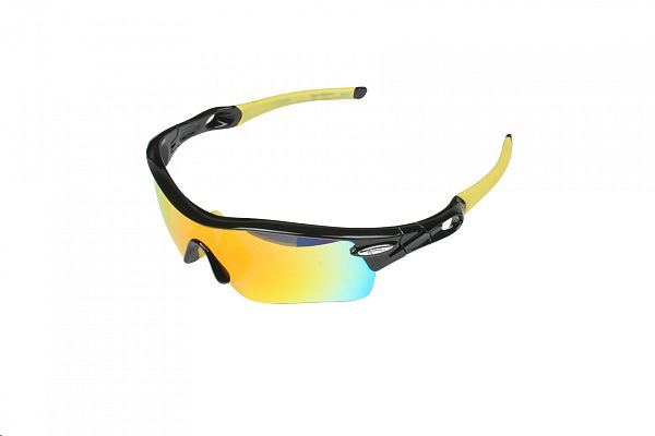 Очки велосипедные KLONK 10905 c 5 сменными  линзами,  черно-желтая оправа 10905 Очки велосипедные KLONK 10905 c 5 сменными  линзами,  черно-желтая оправа 10905