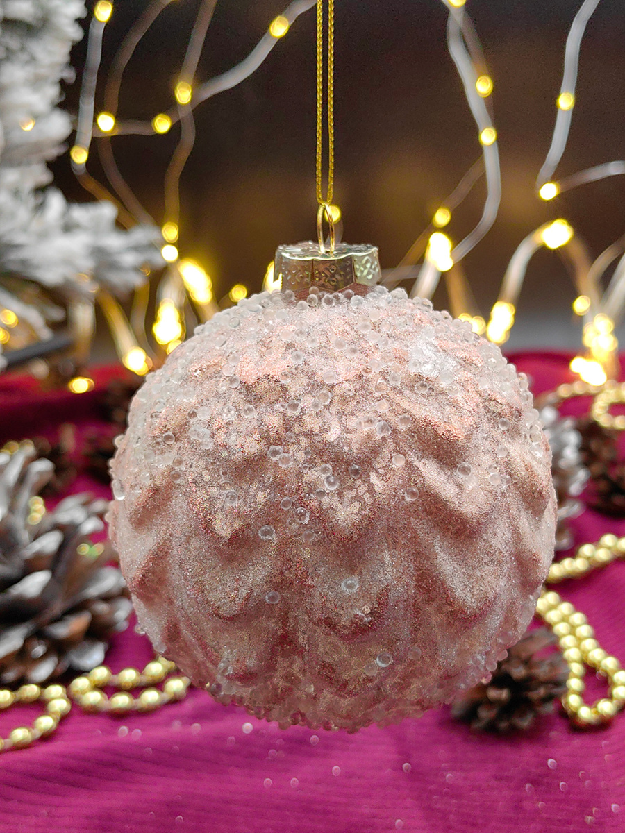 Шар млечный путь 10 см, стекло Merry Green MG24176 Шар млечный путь 10 см, стекло Merry Green MG24176