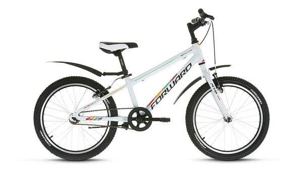 Велосипед горный FORWARD Unit Pro 1.0 20" 10,5" 1 ск. белый глянцевый FORWARD Unit Pro 1.0 10,5" бел