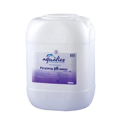 Коррекция pH Aquatics (минус) 30 л. Жидкий Аква30