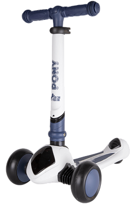 Самокат трехколесный Tech Team PONY белый, синий 2022 г. 276229 Самокат трехколесный Tech Team PONY белый, синий 2022 г. 276229