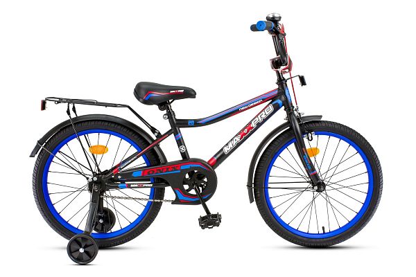 Велосипед детский  MAXXPRO ONIX 20"  черно-синий ONIX-N20-2 