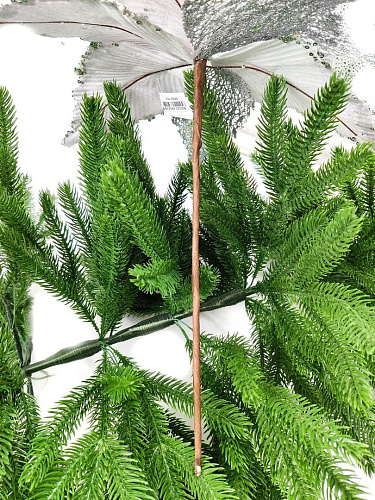 Цветок серебро d 35 см Flo-12-5S фото 3 Цветок серебро d 35 см Flo-12-5S фото 3