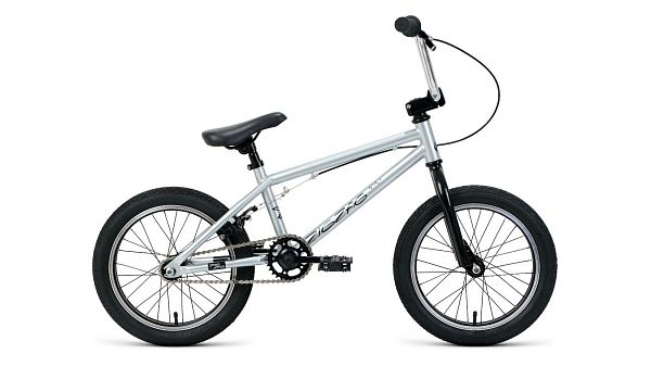 Велосипед BMX FORWARD ZIGZAG 16 16" 15,3" 1 ск. серый/черный RBKW1X1C1003 2021 г.