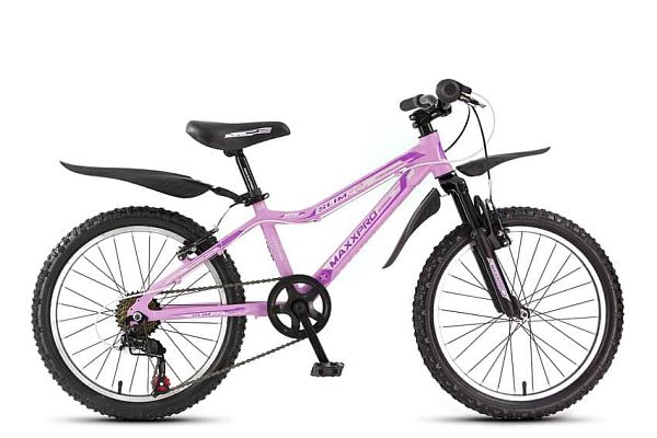 Велосипед горный MAXXPRO SLIM 20" 11" 6 ск. розово-фиолетовый Y104-H36119 