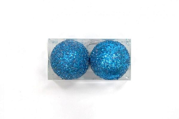 Набор шаров 10 см 2 шт голубой 9918096