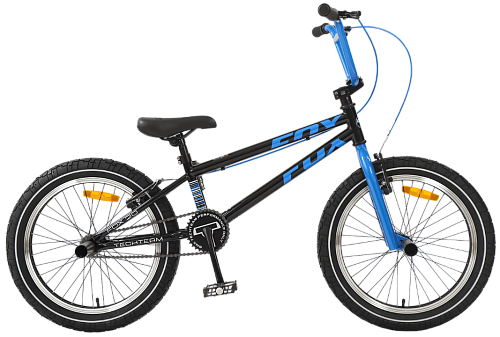 													Велосипед BMX  Tech Team FOX 20" 20,5" черно-синий 570012 