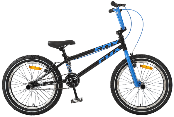 Велосипед BMX  Tech Team FOX 20" 20,5" черно-синий 570012 
