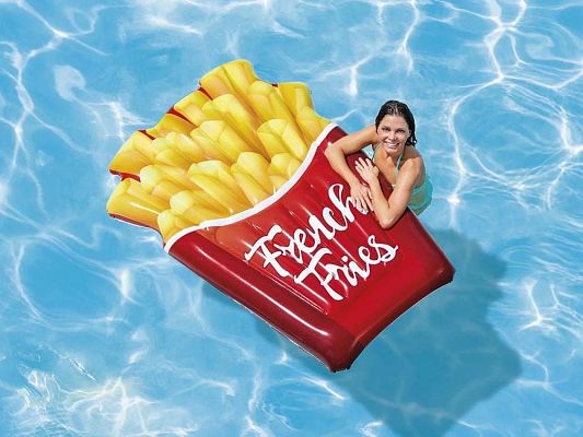 Плотик "Картофель фри" (175х132см) 58775  Плотик "Картофель фри" (175х132см) 58775