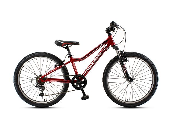Велосипед горный хардтейл MAXXPRO SLIM 24" 12" красно-черный N2405-1 2021