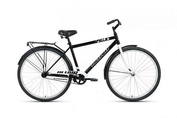 Велосипед городской дорожный ALTAIR City high 28"/700c 19" 1 ск. черный/серый RBKT1YN81002 2021