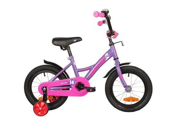 Велосипед детский  Novatrack STRIKE 14" 9" фиолетовый 143STRIKE.VL22 2020