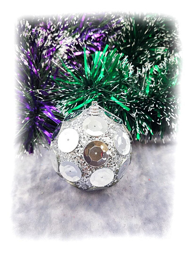 Набор шаров 8 см 3 шт серебристый 9920372 фото 2 Набор шаров 8 см 3 шт серебристый 9920372 фото 2