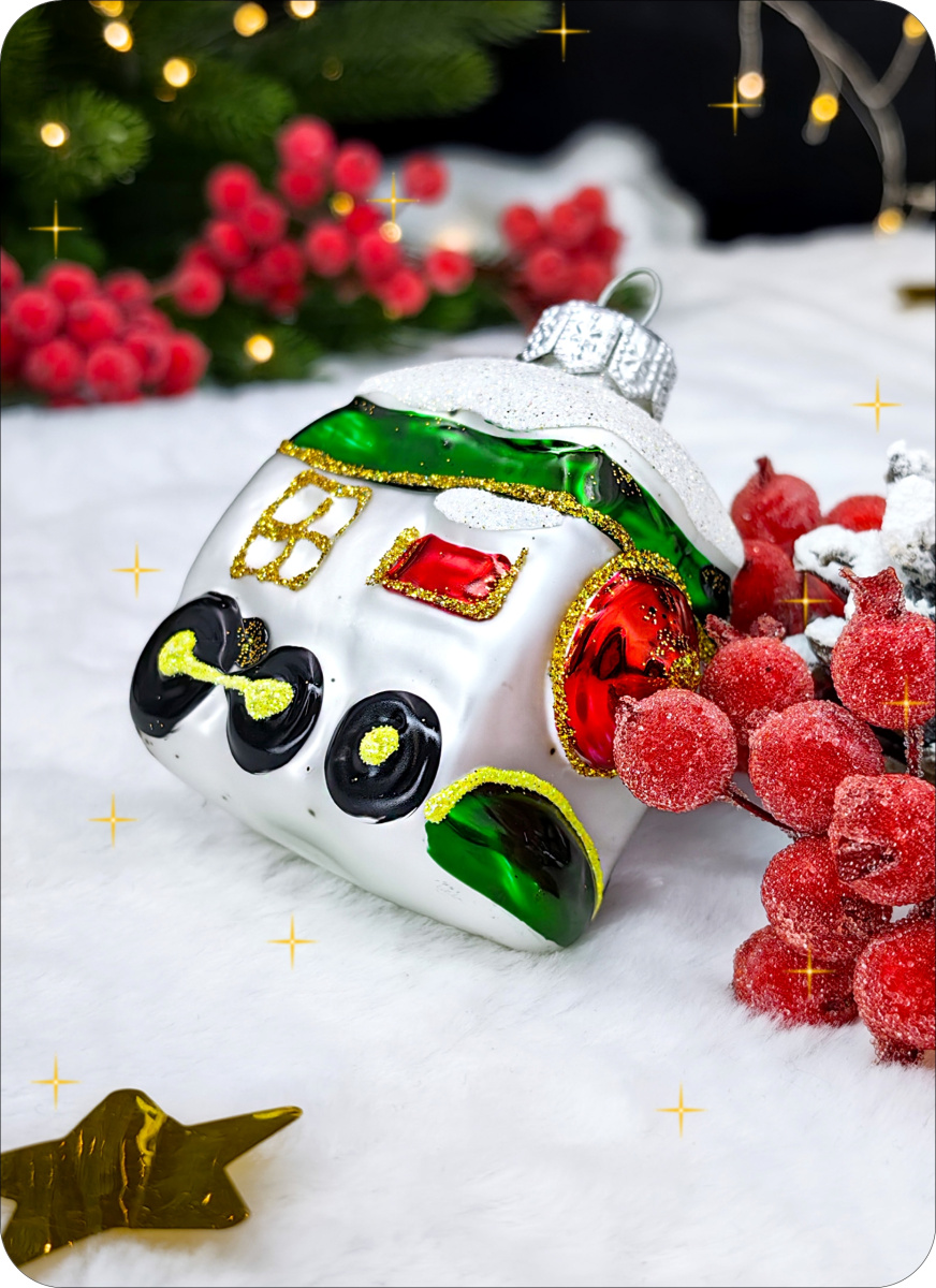 Елочная игрушка Паровоз серебристый см, стекло Елочные Сказки // Паровоз фото 8 Елочная игрушка Паровоз серебристый см, стекло Елочные Сказки // Паровоз фото 8