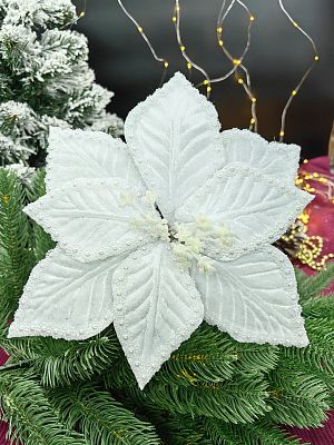 Цветок белый d 26 см MG24584 Цветок белый d 26 см MG24584