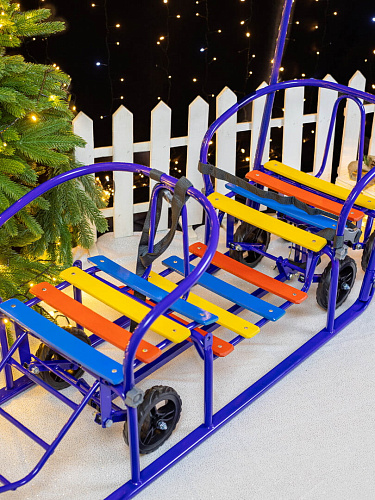 Санки-коляска детские Погодки Универсал 1 синий 7361591 фото 6 Санки-коляска детские Погодки Универсал 1 синий 7361591 фото 6