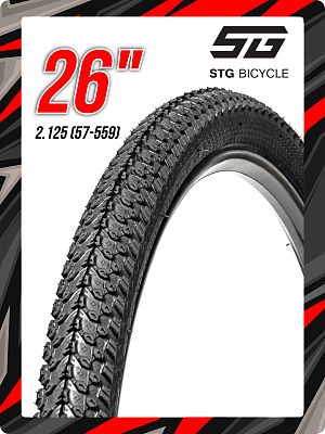 Велопокрышка STG 26"x2.125 (57-559) PM-1013  черный Х126611