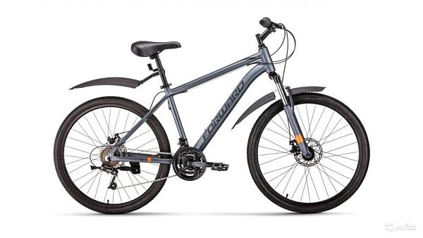 Велосипед горный FORWARD Hardi 2.0 disk 26" 17" 21 ск. серый FORWARD Hardi 2.0 disk 17" серый 