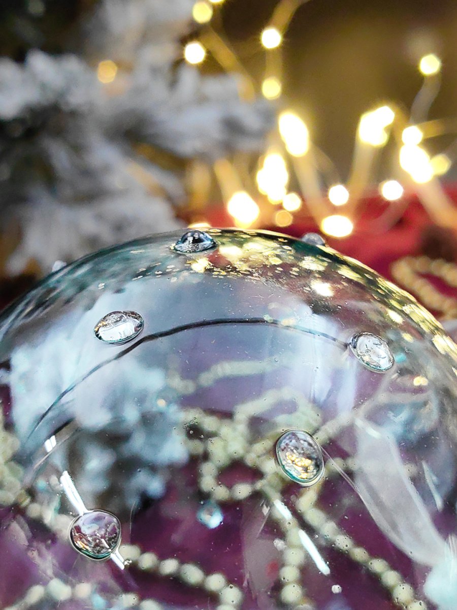 Шар васильковый 8 см, стекло Merry Green MG24174 фото 4 Шар васильковый 8 см, стекло Merry Green MG24174 фото 4