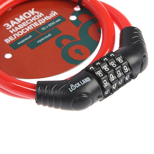 Замок кодовый LOCKLAND castle, 10x650мм, красный, 7478457 фото 2 Замок кодовый LOCKLAND castle, 10x650мм, красный, 7478457 фото 2