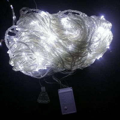 Светодиодный занавес водопад 3x2 м, белый холодный 320 LED, , провод , K130-719