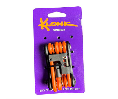 													Ключ многофункциональный KLONK Мультитул 11 в 1 оранжевый 10522klonk