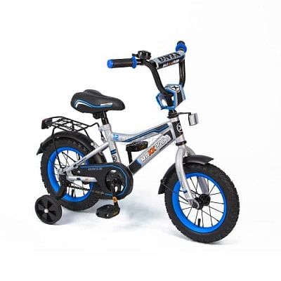 Велосипед детский MAXXPRO ONIX 12"  матовый черно-синий ONIX-12-4 (19) 