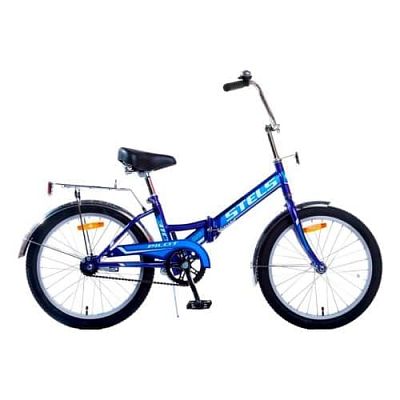 Велосипед городской складной  STELS PILOT 310 20" 13" фиолетовый/голубой LU076391 