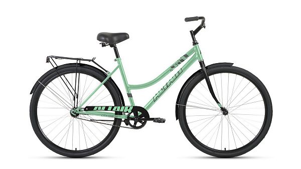 Велосипед городской дорожный ALTAIR City 28 low 28"/700c 19" 1 ск. мятный/черный RBK22AL28025 2022 г
