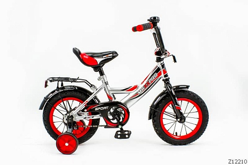 													Велосипед детский  MAXXPRO SPORT 12"  серебристо-красный SPORT-12-4 (19) 